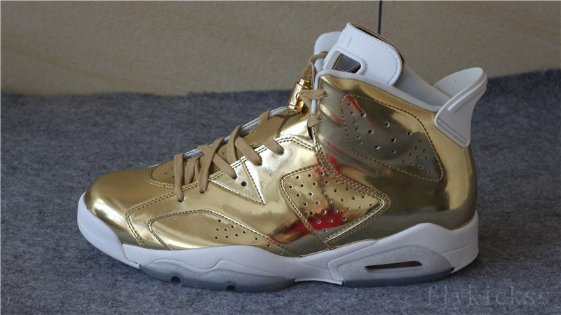 Top Quality Air Jordan 6 Pinnacle Metallic Gold